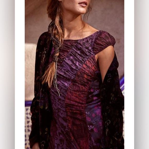 NWT Heart to Heart Free People MIDI Dress - Picture 3 of 4